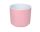 Kerámia kaspó - rózsaszín, mintás - 16 cm
