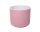 Kerámia hengerkaspó - matt - mintás - rózsaszín - 16 cm